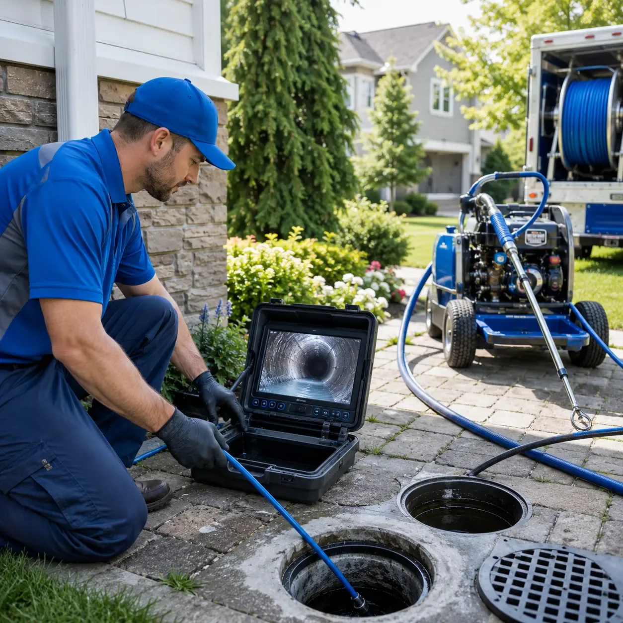 Outdoor drain cleaning professionals serving Latonia, KY